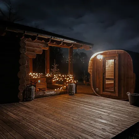 Сasa de vacaciones Fjordhygge - Authentic Wood Log Summerhouse Near Water, Fjord And Forest *
